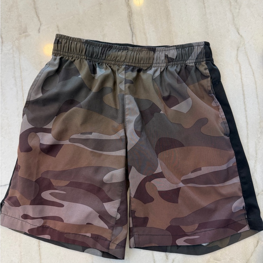 Boys Camouflage Athletic Shorts